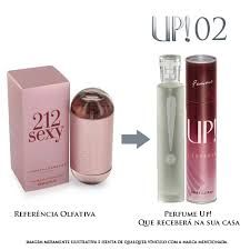 Perfume Feminino 50ml - UP! 02 - 212 Sexy Apenas